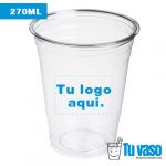 Vaso de PLA transparente 270ML